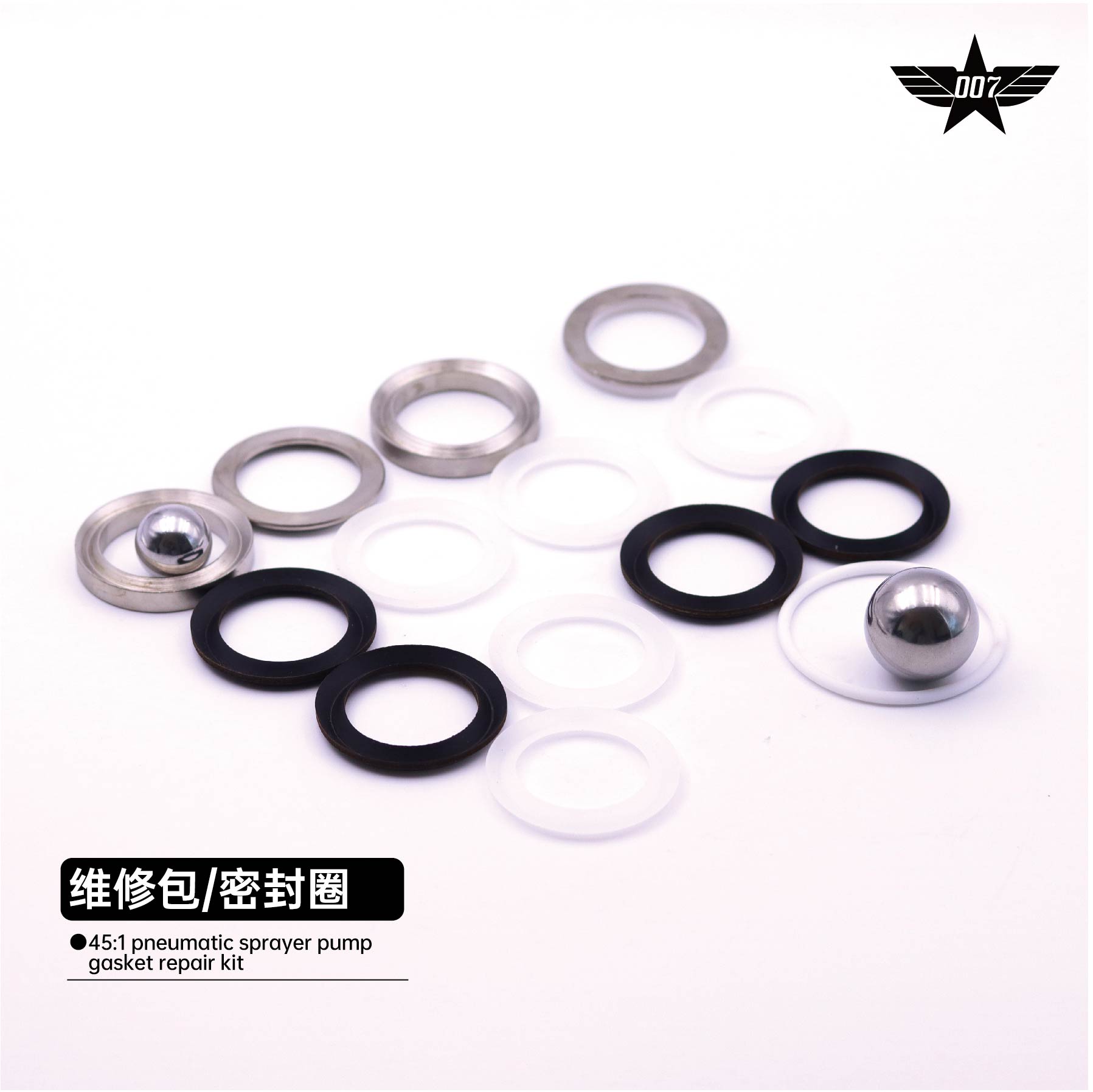 pneumatic sprayer pump gasket repair kit